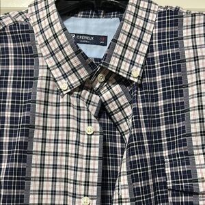 Daniel Cremieux Men's Navy Plaid Shirt